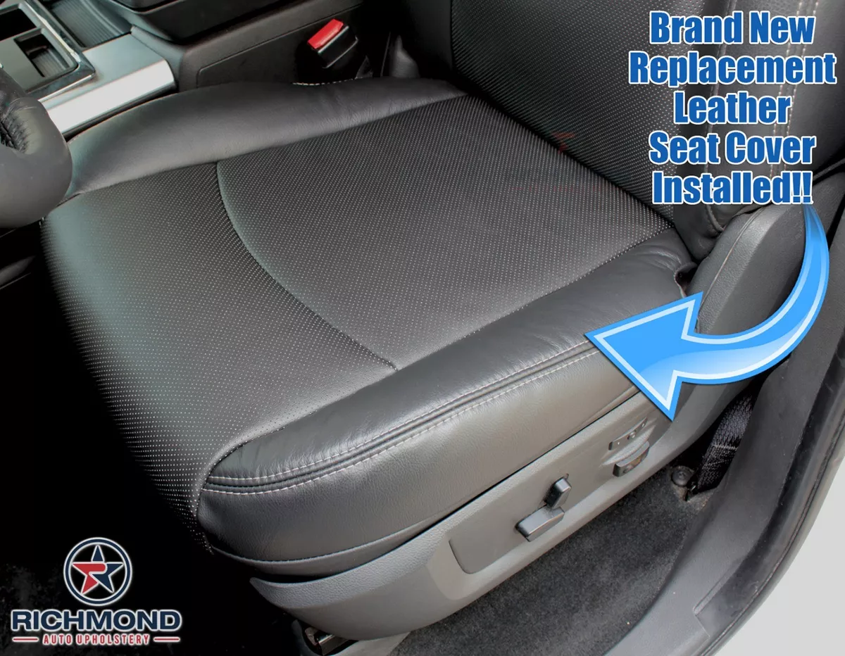 2009 2010 Dodge Ram 1500 Laramie Driver Side Bottom Leather Seat