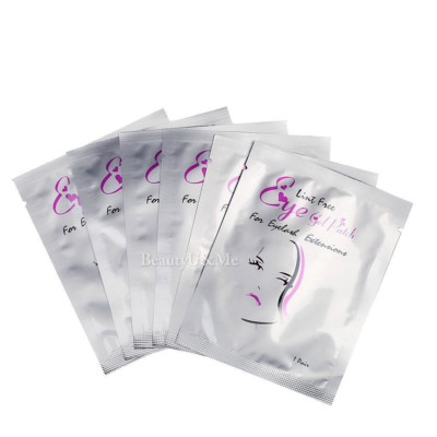 100 Pairs Under Eye Gel Pad Patch Lint Free Eyelash Extension Tape Eyelashes PET