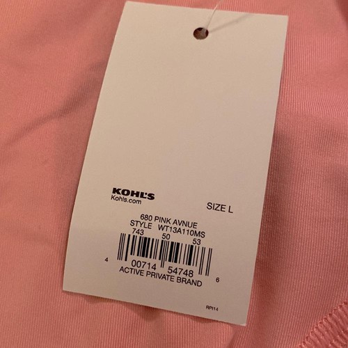 Maternity Tek Gear Ruched long sleeve tee. Size L. Pink. - 第 4/7 張圖片