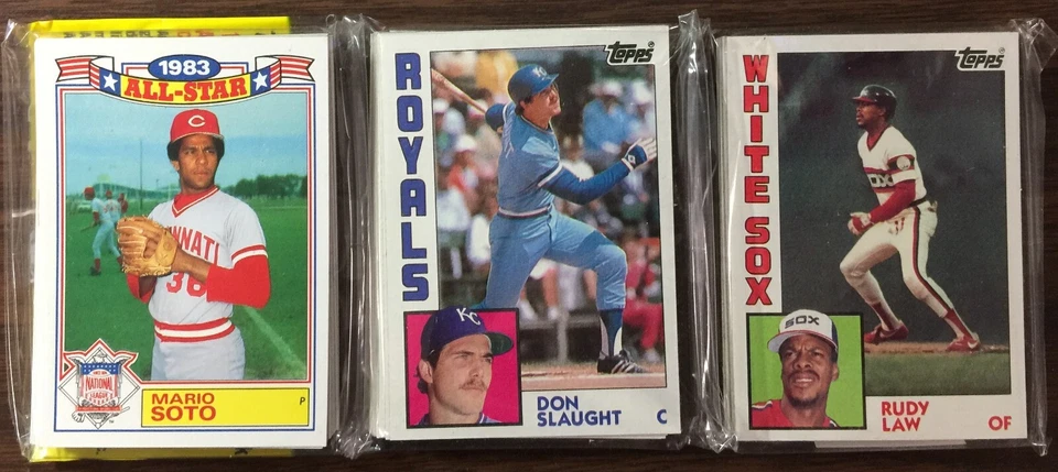Topps Rack Pack Mario Soto 1984, Jorge Orta, Bryn Smith, Ron Cey, mostrando Foto 4 de 4