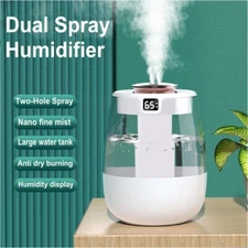 Ultrasonic Humidifier Air Purifier Essential Oil Aroma Diffuser Large Room Mist