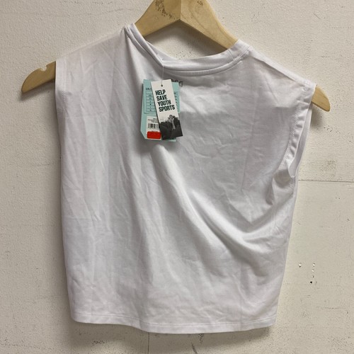 DSG Girl's Performance Muscle Casual Relaxed Tank Pure White DAG13100 - Picture 2 of 4
