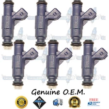 REMAN IN USA Genuine OEM 1L2E-B5A Original Ford & Mazda 6x Fuel Injectors 156029