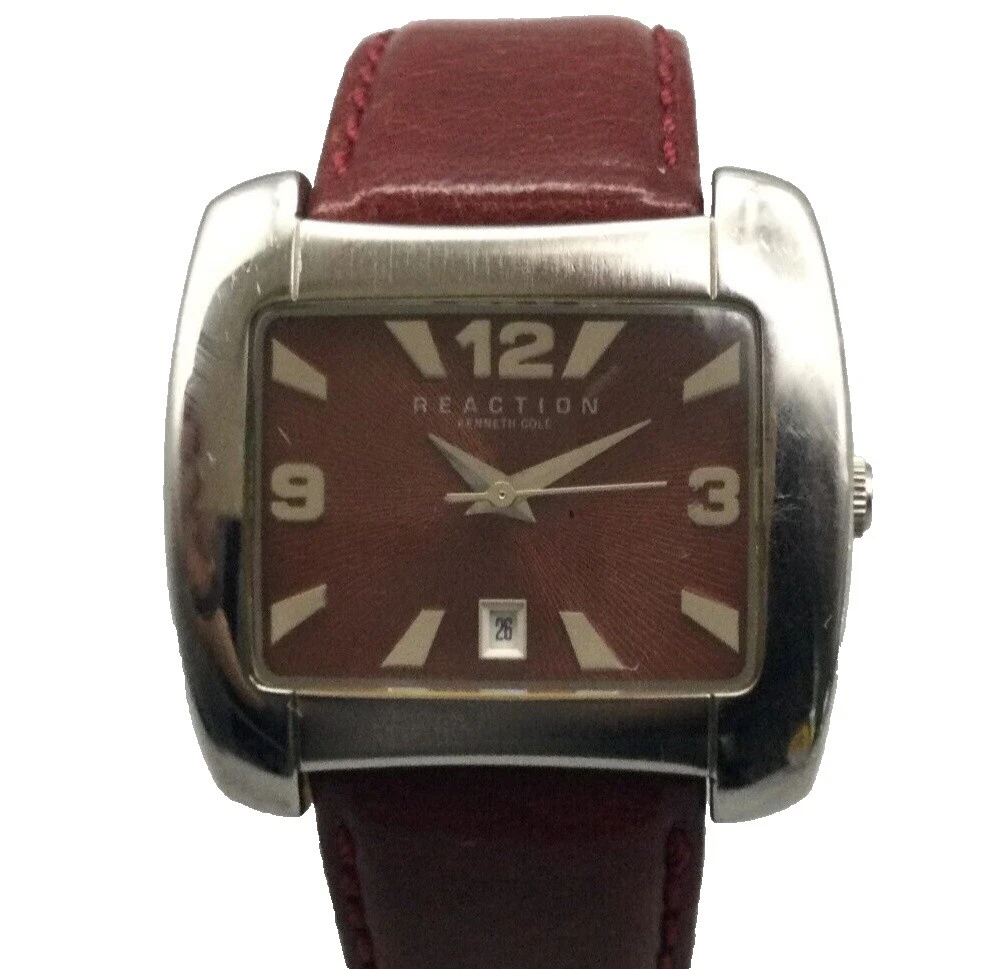 Caja de Plata Kenneth Cole Reaction Cuarzo Relojes de pulsera