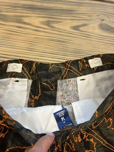 Highland outfitter’s boys Camo pocket shorts Hawaiian surf board trunks size 14 - Picture 7 of 17