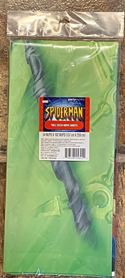 Cubierta de mesa Spider Man de Hallmark Plastic 54 x 102  Foto 2 de 3