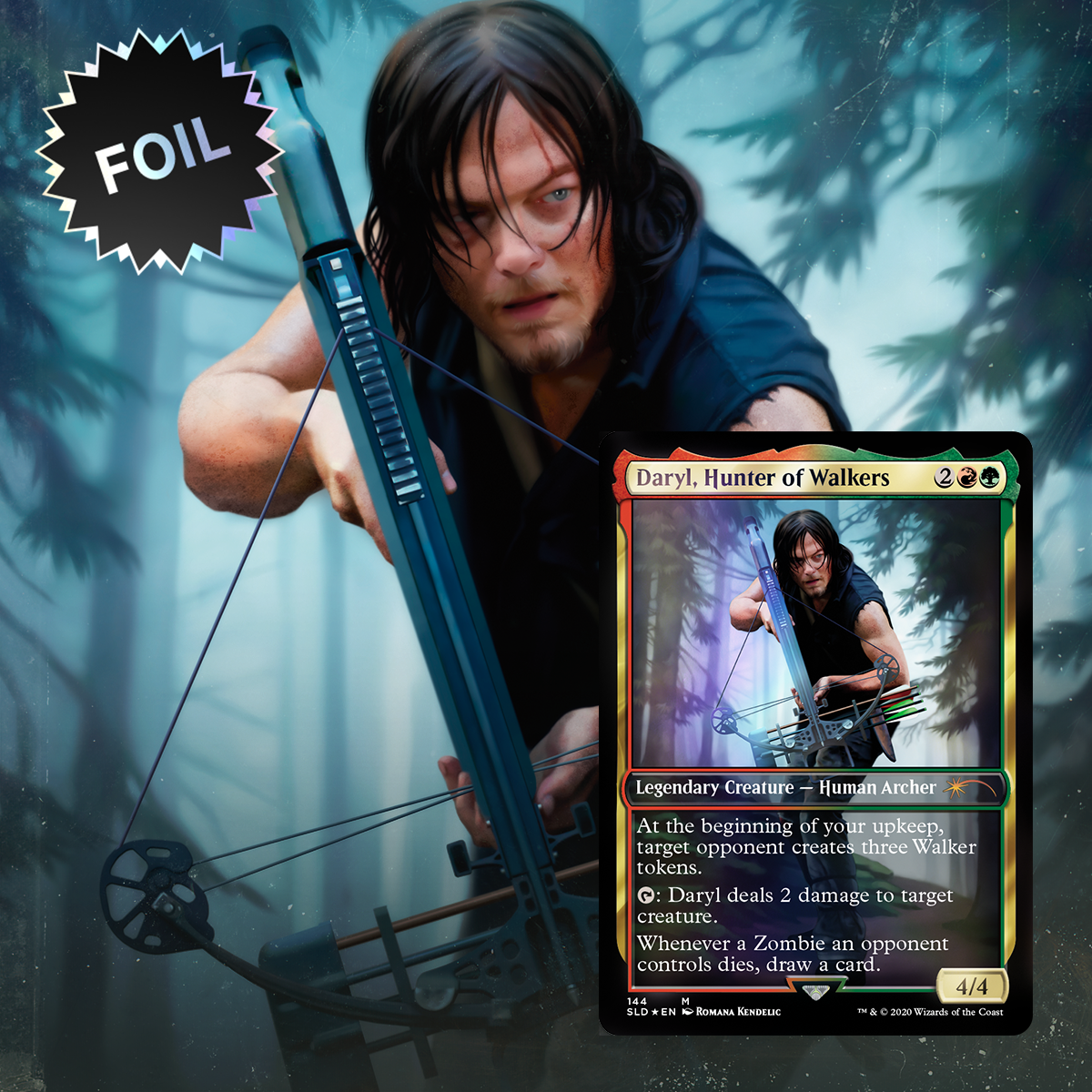 SECRET LAIR OPENED BOX The Walking Dead FOIL Edition 5x Full