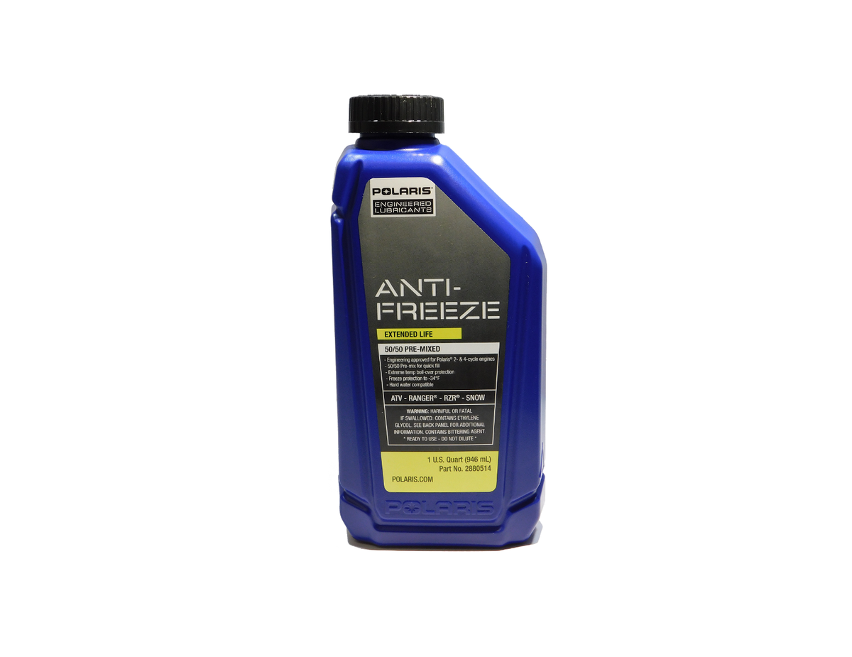 1985-2021 Polaris Snowmobile OEM Antifreeze Coolant 32oz Quart