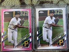 2021 Topps Chrome Update Series Ke'Bryan Hayes Pink Wave/Base Rookie Debut USC63