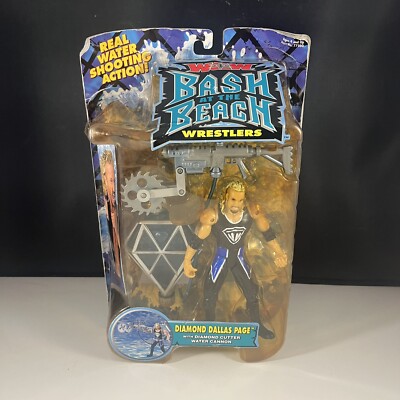 Vintage Toy Biz Diamond Dallas Page Bash At The Beach WCW Action Figure- New