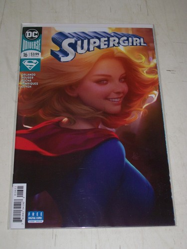 Supergirl lot #13 14 15 16 Stanley Artgerm Lau Variant covers DC 2017 2018 - Picture 5 of 5