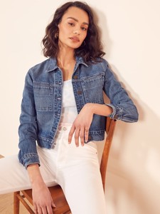 reformation denim jacket