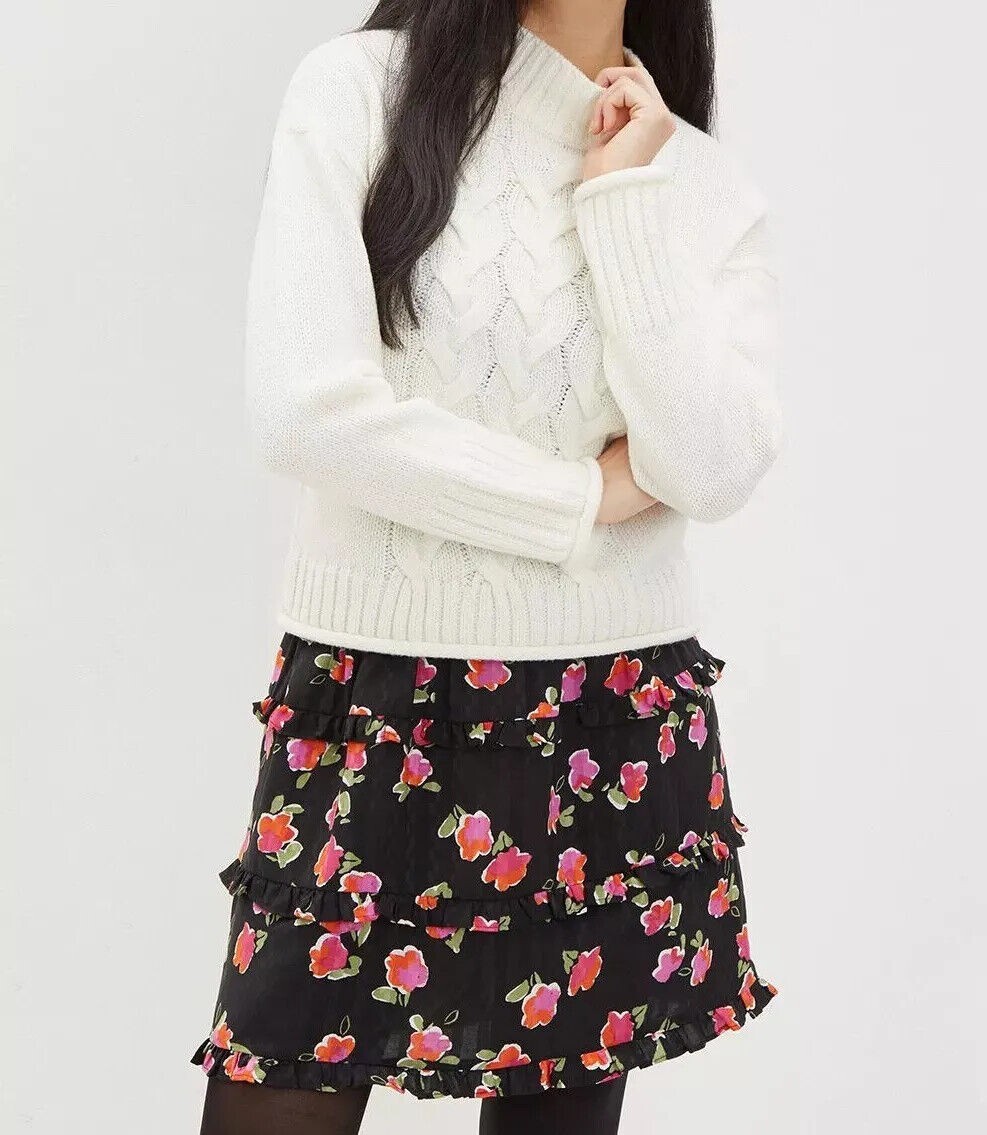 DOROTHY PE4KINS DAMEN ROSA ОРАНЖЕВЫЙ БЛЮМЕНРЮШЕ МИНИРОК ГРЕССЕ 12 (209) VERKAUF