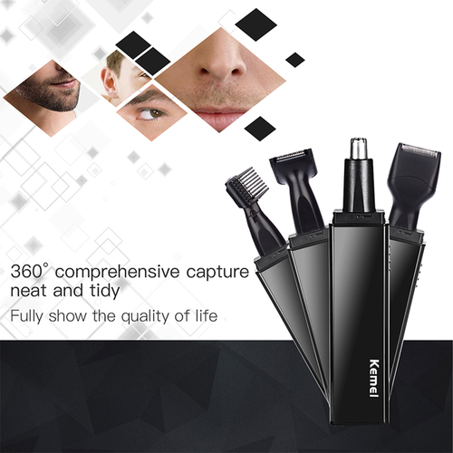 All In 1 Electric Ear Beard Nose Hair Trimmer Eyebrow Remover Shaver Clippers US - Picture 9 of 12