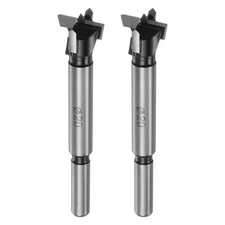 2-Pack Forstner Drill Bit, 25/32" (20mm) Tip Round Shank Hinge Cutter