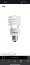 New Energy Saving 18W 75W Equivalent Spiral CFL Light Bulbs Warm White 2700K