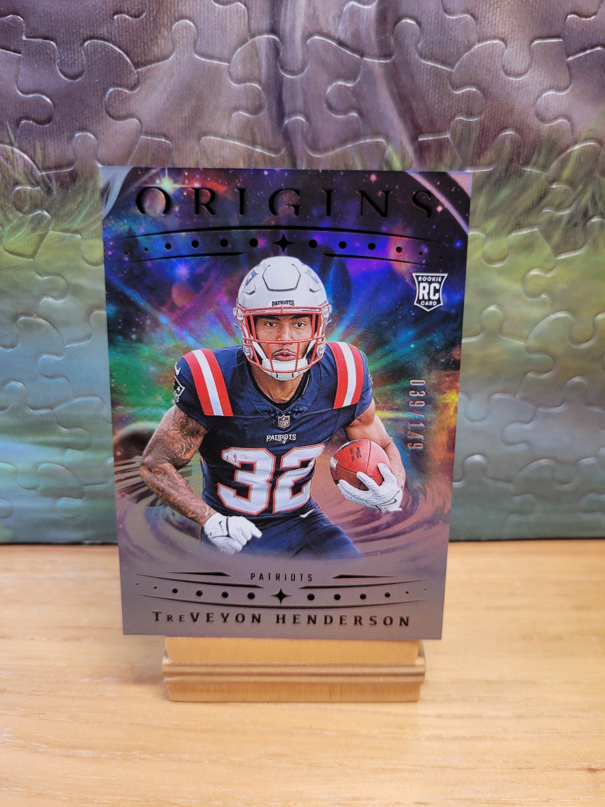 2025 Panini Origins Treveyon Henderson #105 Rookie Holo Silver /149