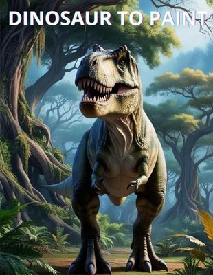Dinosaur to Paint by Leandro Solyom Paperback Book
