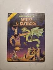 TSR AD&D Dungeons And Dragons Deities & Demigods 1st Edition 3rd Printing