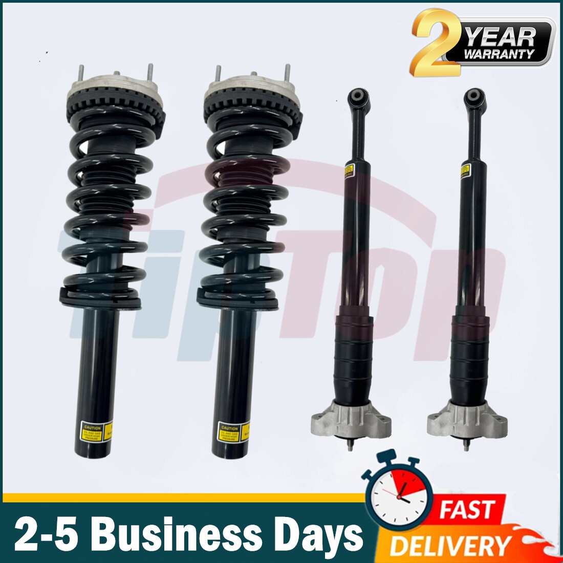 4X Front & Rear Shock Absorber Assys For Maserati Ghibli S Q4 AWD 2014-2019 3.0L
