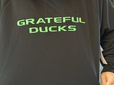 Nike x Grateful Dead Oregon Ducks Hoodie Black Men  s Size XL NWT In Hand 