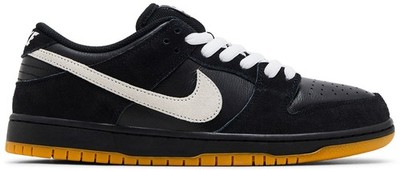 Size 8 - Nike Dunk Pro SB Low Black White Gum for sale online | eBay
