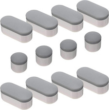 12 Pcs Universal Toilet Seat Bumpers Kit Toilet Spacers for Bidet with Strong Ad
