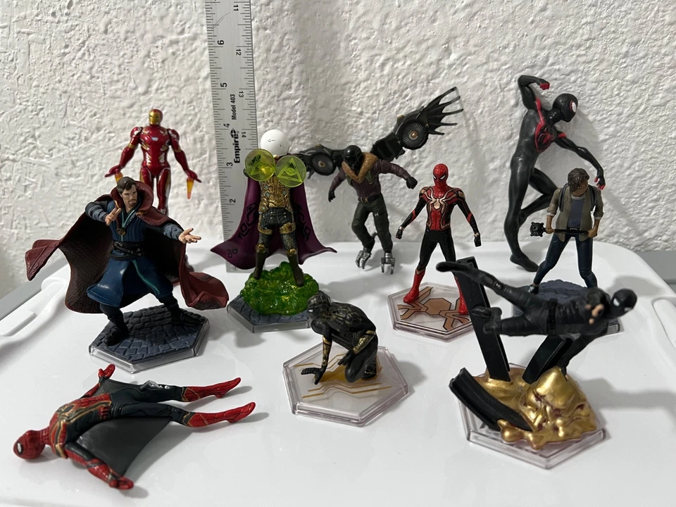 Disney Store Человек-паук вдали от дома ПВХ лот из 10 фигурок - Изображение 3 из 4