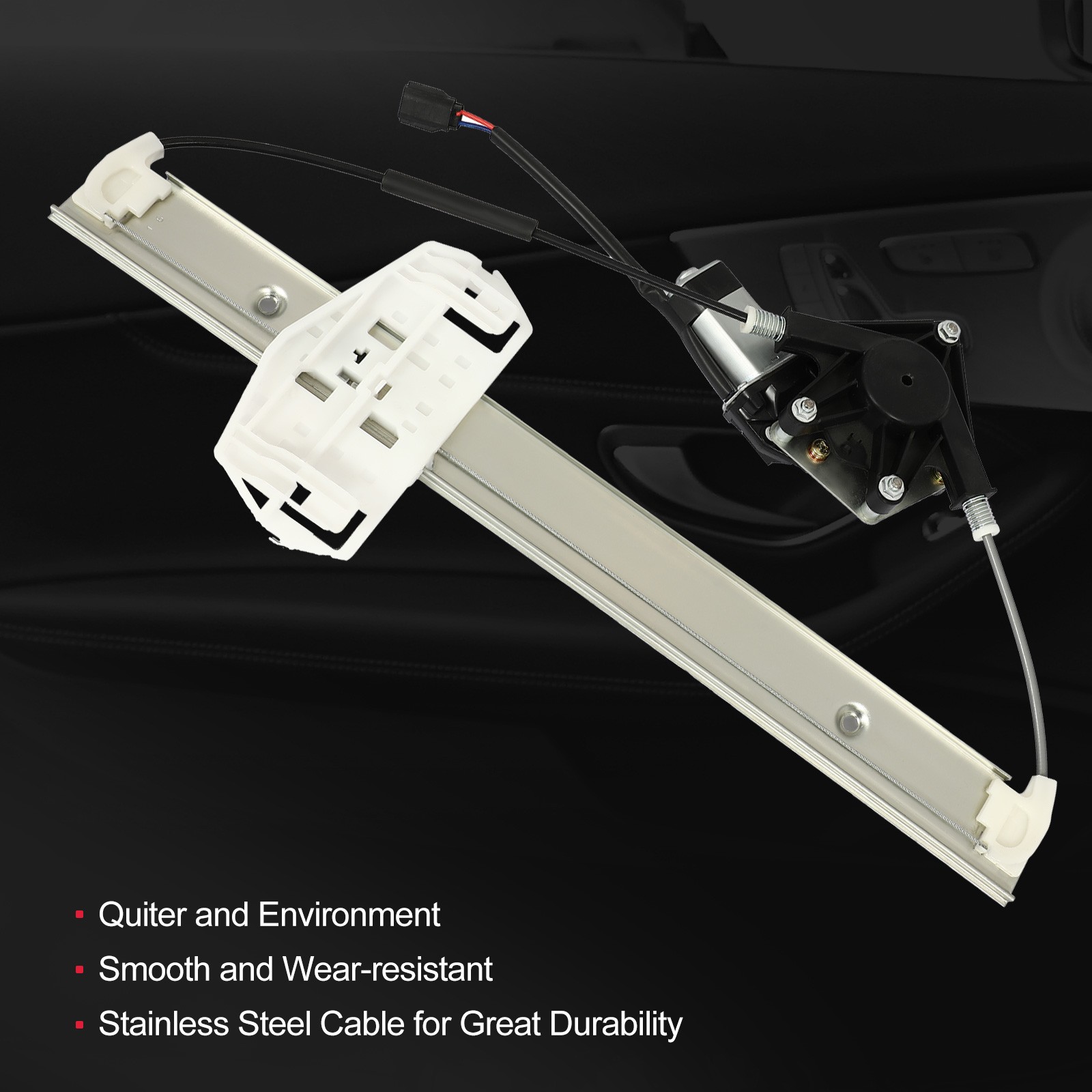 1pc Power Window Regulator w/ motor Rear Left For 07-2017 Jeep Wrangler 748-910 thumbnail 5