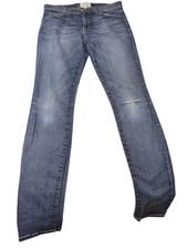 Current/Elliott Womens 28 The High Waist Skinny Townie Distressed Stretchy A1.1