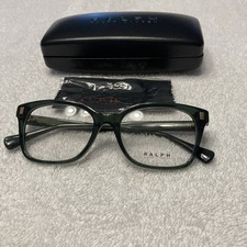 Brand New Authentic Ralph Lauren Eyeglasses Green RA 7174U W/case  Cloth
