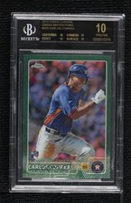 2015 Topps Chrome Green Refractor 73/99 Carlos Correa BGS 10 BLACK LABEL 01dg