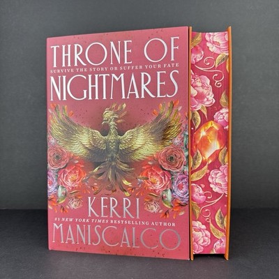 Kerri Maniscalco Throne Of Nightmares Fairyloot Special Edition Sprayed Edges