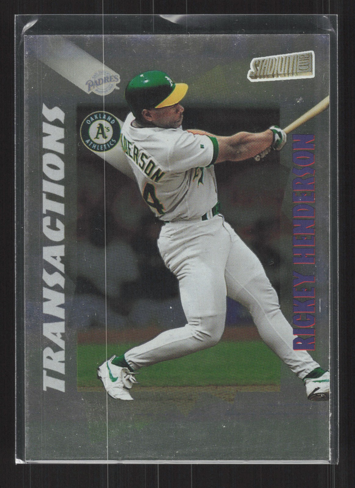 1998 Stadium Club #386 Rickey Henderson
