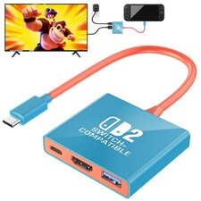 Switch 2 TV Dock for Version 21.0.0 with 4K/60Hz HDMI 2.0A Adapter