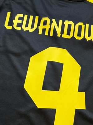 Camiseta de local CL del Dortmund 2013-14 Lewandowski #9 - 8/10 - (XL