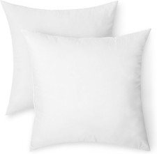Square Hypoallergenic down Alternative Pillow Insert, Machine Washable, Softness