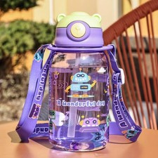 School Water Bottle for Cute Kids Outdoor Portable Children's Cups Leakproof