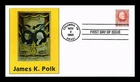 PANDA CACHET US COVER FIRST DAY OF ISSUE JAMES K POLK 32C POSTAGE