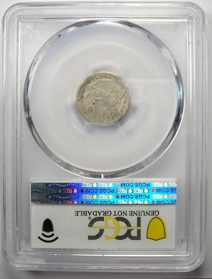 1800 Draped Bust Half Dime H10C - Certified PCGS VF Details - Rare Date Coin! - Image 3 of 4
