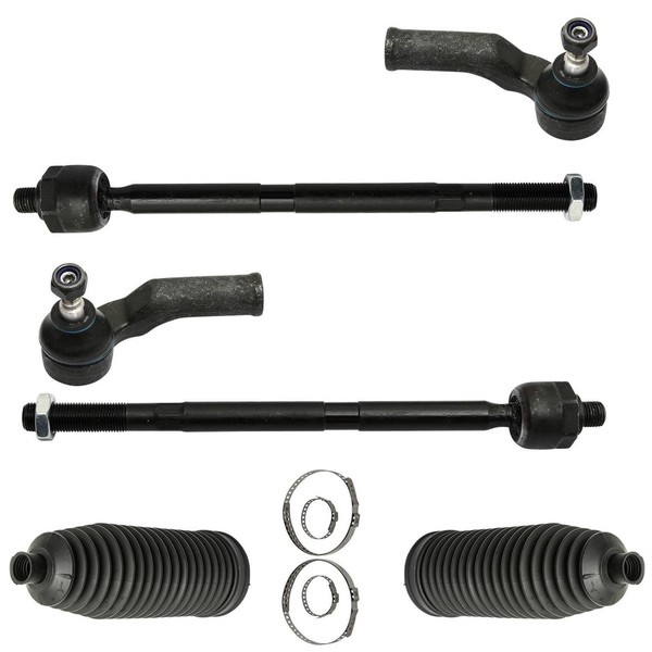 2 Spurstange U 2 Lenkmanschette Vorne FüR Ford Focus C-Max FüR Ford Focus Ii Da-image