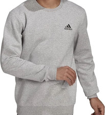 Adidas Men's Feel Cozy Sweatshirt Large Grey New With Tags