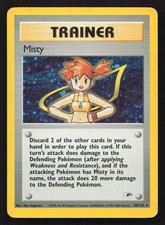 Misty 18/132 Gym Heroes Pokemon Unlimited Holo HP on eBay