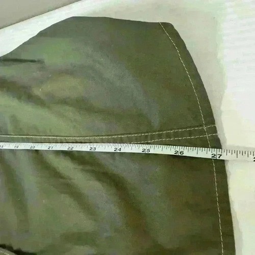 Tommy Hilfiger L Olive Green Button Down Top Hiking Gorpcore Earthy Fall Vibes - Picture 7 of 7