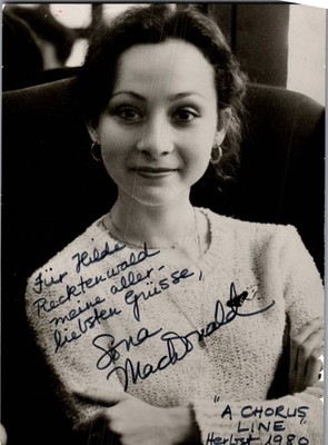 Original Autogramm Sona MacDonald /// Autogramm Autograph signiert signed 337643