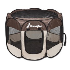 Foldable Pet Dog Playpen, Pop Up Portable Cat Playpen, Indoor/Outdoor for Kit...