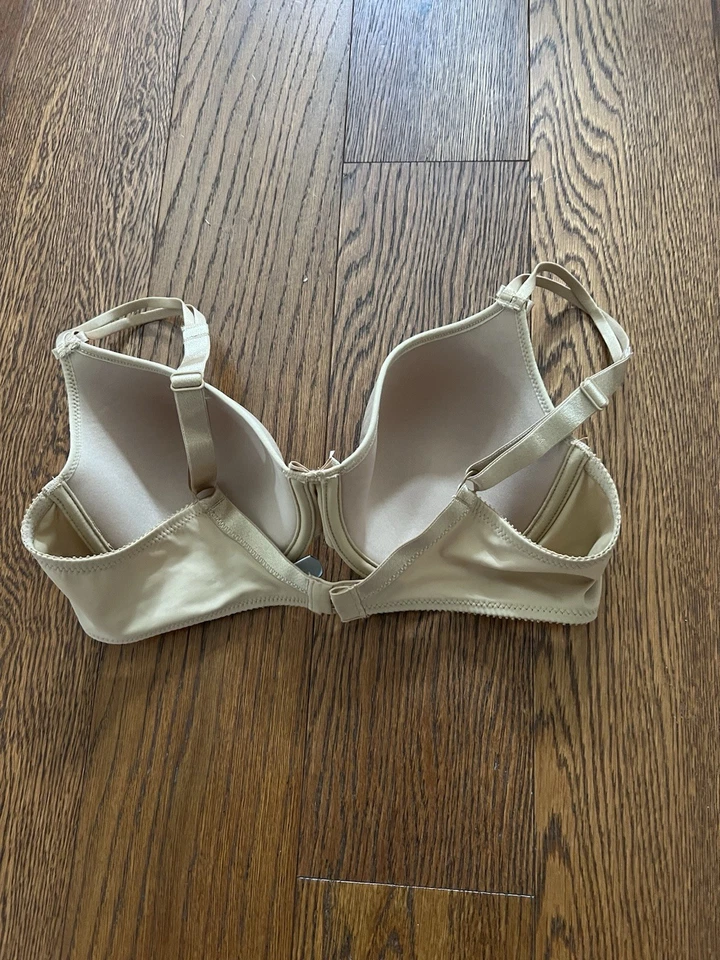 Sujetador Camiseta Chantelle Básico Invisible Soporte Suave - Beige Desnudo Talla 36C Foto 4 de 4