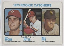 1973 Topps High Number Rookie Catchers ( ) Bob Boone Skip Jutze Mike Ivie 0n7h