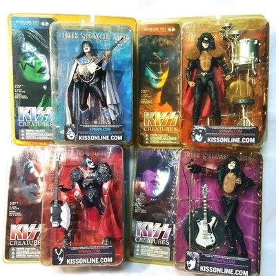 KISS 2002 Creatures Figuren 4er Set ungeöffnet, enthält Eric Carr Fox