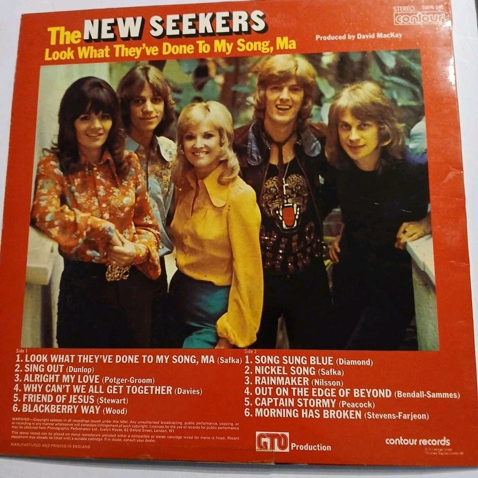 THE NEW SEEKERS JOB LOT OF FOUR VINYL ALBUMS BY THE NEW SEEKERS FREE DELIVERY - Image 2 of 4